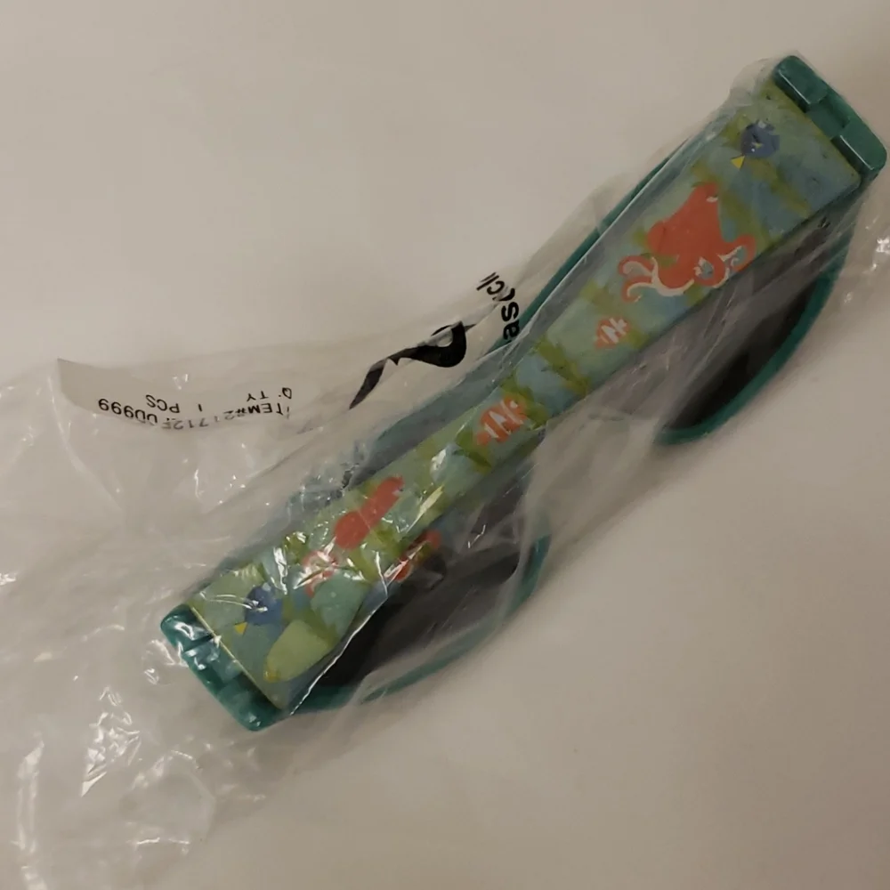 Disney Finding Dory Wrap Sunglasses Green Kids Boys Girls OS NWT